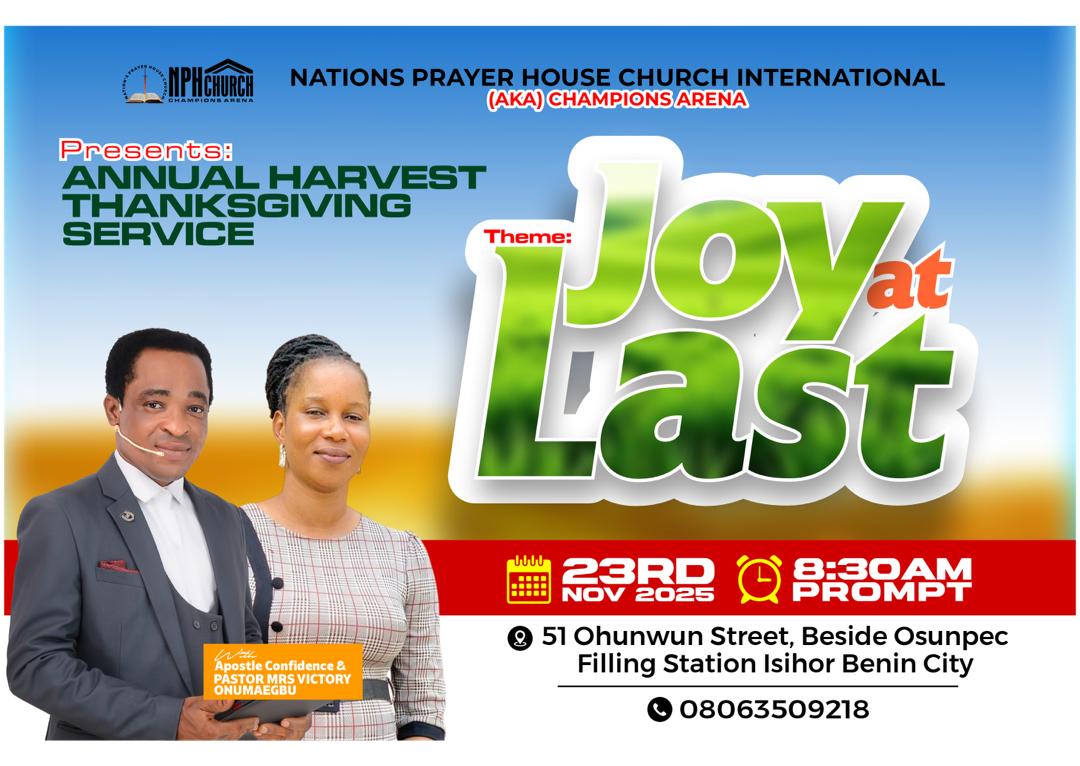 Annual Harvest Thanksgiving Service